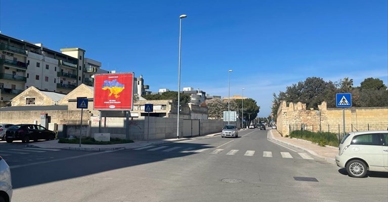 “No alla guerra”, i 6×3 pacifisti su iniziativa privata: “Solo una goccia nell’oceano”