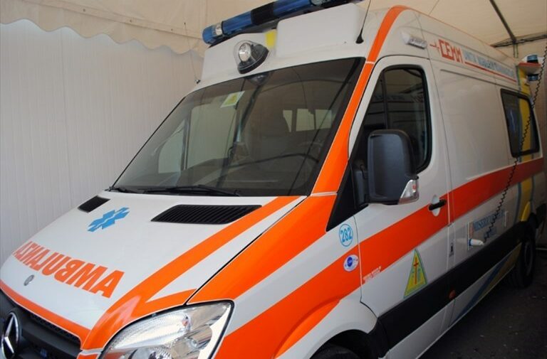 L ambulanza da rianimazione del 118 di Andria e Trani