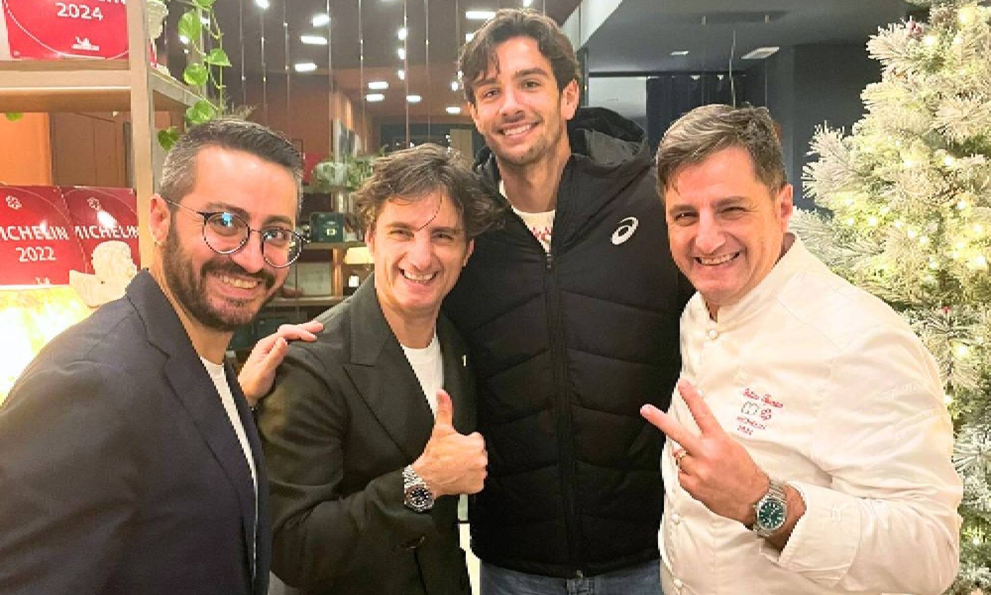 Lorenzo Musetti sceglie Trani per una serata all’insegna del buon cibo
